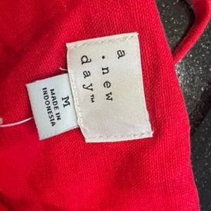 Red summer dress